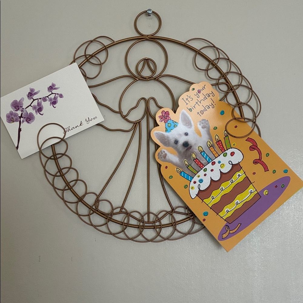Angel Metal Card Holder/Display